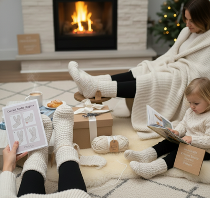 Crochet Bootie Slippers Pattern - STITCH'Y