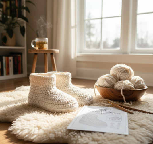 Crochet Bootie Slippers Pattern - STITCH'Y